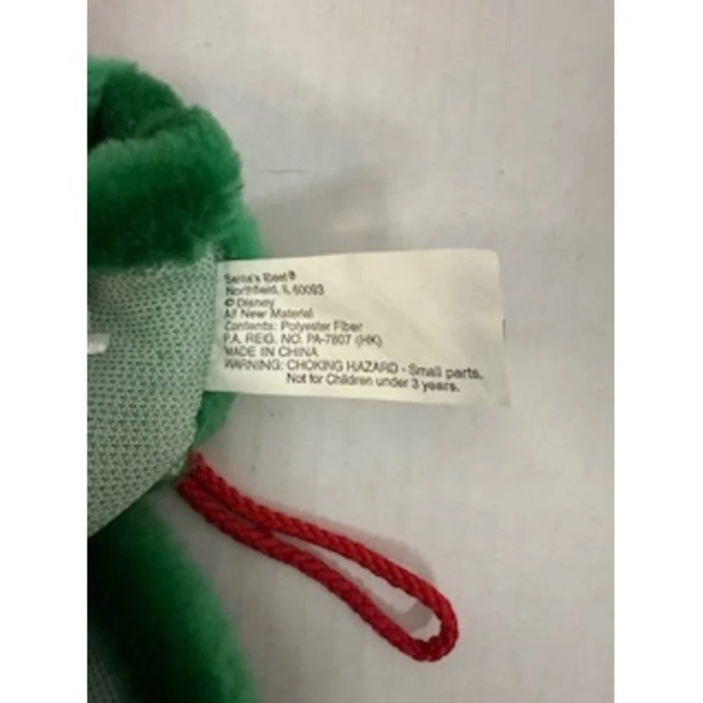 Vintage Disney Tigger Christmas‎ Stocking Santa's Best Drum Plush Holiday Decor